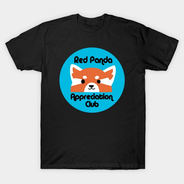 Red Panda Appreciation Club T-Shirt by Harriet Parnell